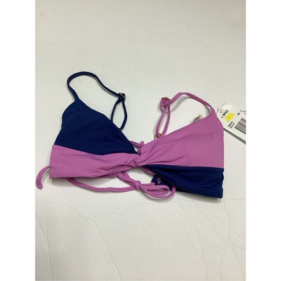 New. L*SPACE iris blue and pink bikini top. Small. Retails $110 - Picture 13 of 16